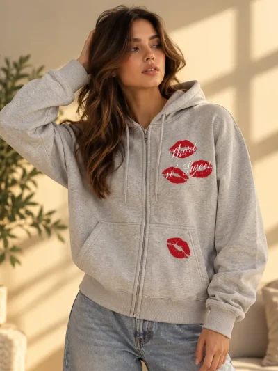 Sabrina Carpenter Short n Sweet Zip Up Hoodie